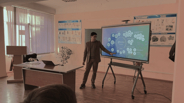 Провели гостевую лекцию в аграрном университете